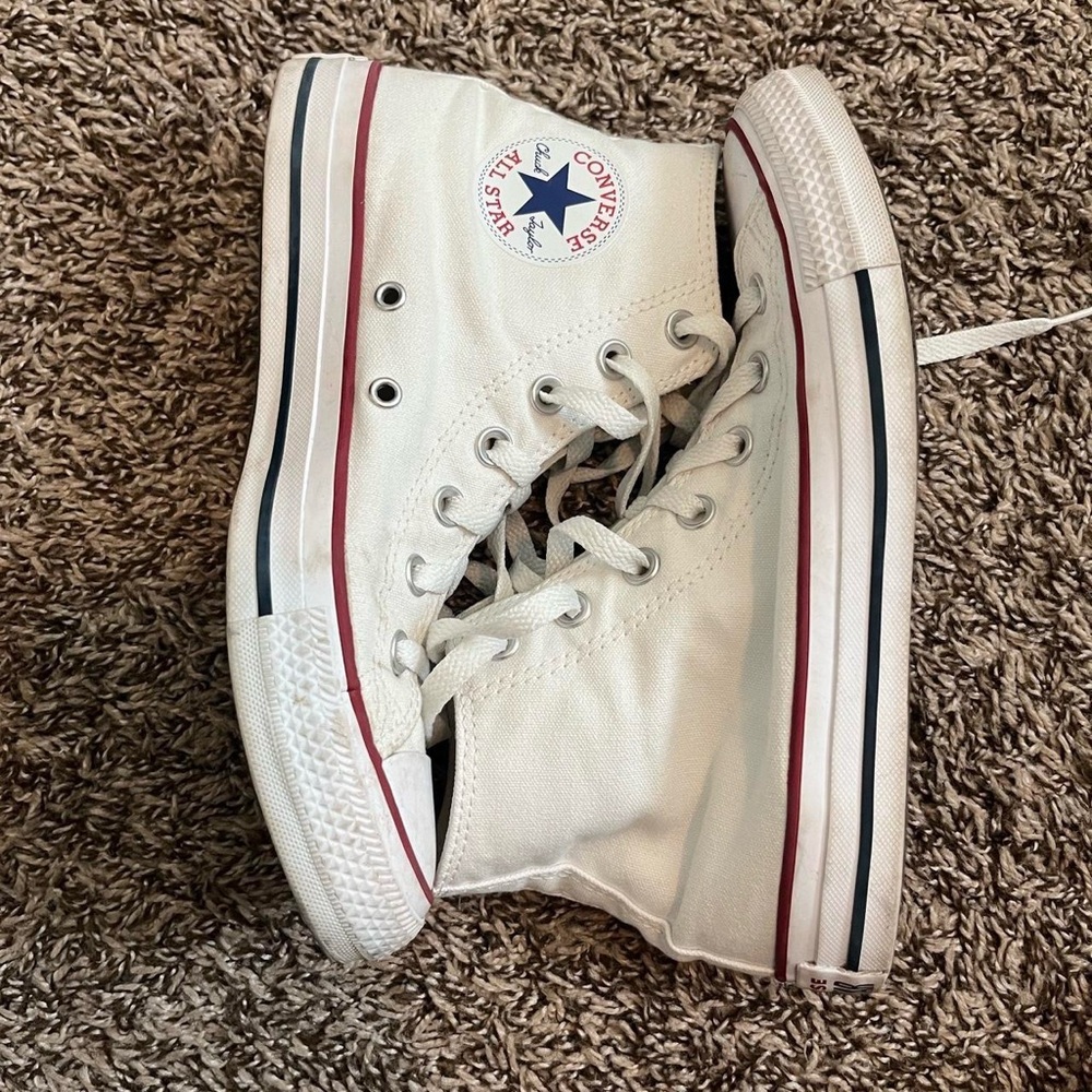 White high top converse